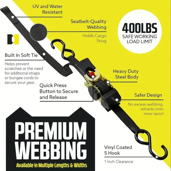 Retractable Ratchet Straps（🎁Perfect Gift） - Image 8