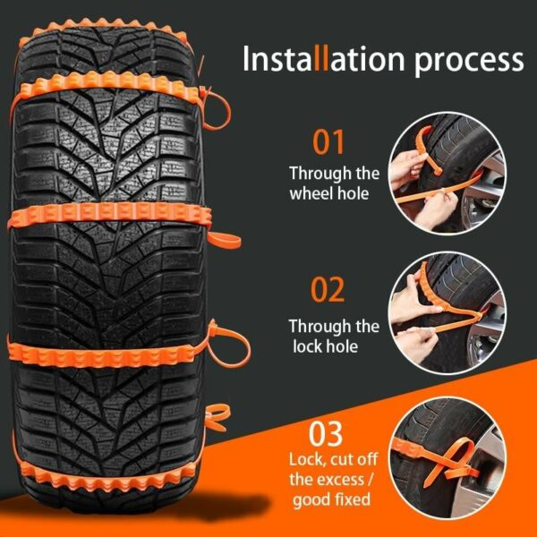 Car Wheel Anti-skid Anti-slip Snow Rain Chain Tire Tyre Cable Belt - Image 6
