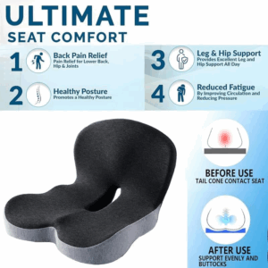 Memory Foam L-Shaped Integrated Seat Cushions
