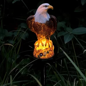 American Eagle Solar Garden Light