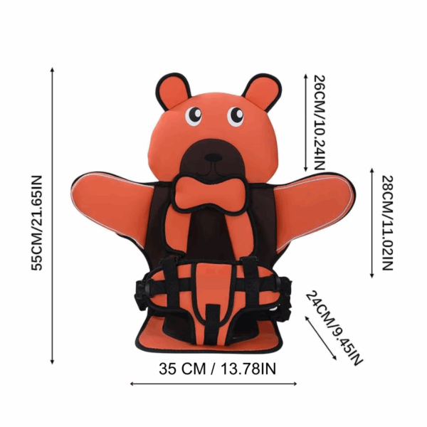 Children's Cartoon Portable Car Safety Seat👶 - Image 8