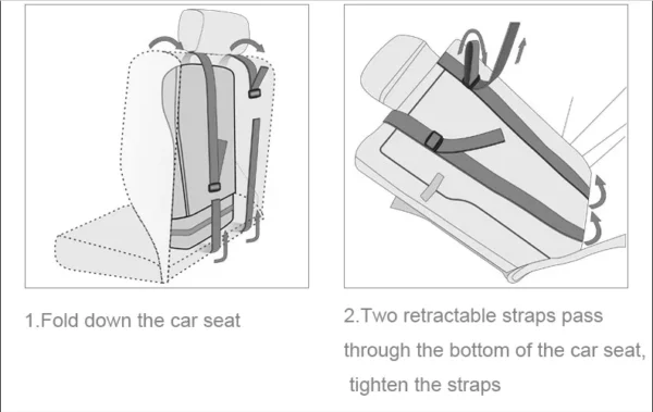 Auto Child Safety Seat Simple Car Portable Seat Belt - Image 26